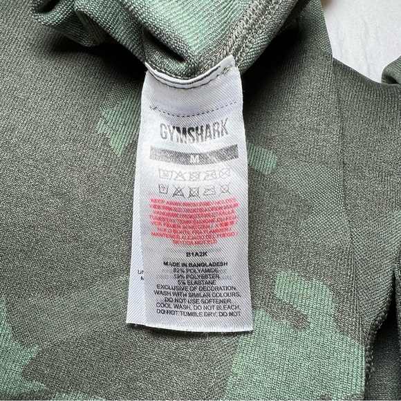 Gymshark Adapt Camp Savanna/Green Seamless Scrunched Butt Leggings Women’s M - Picture 4 of 6